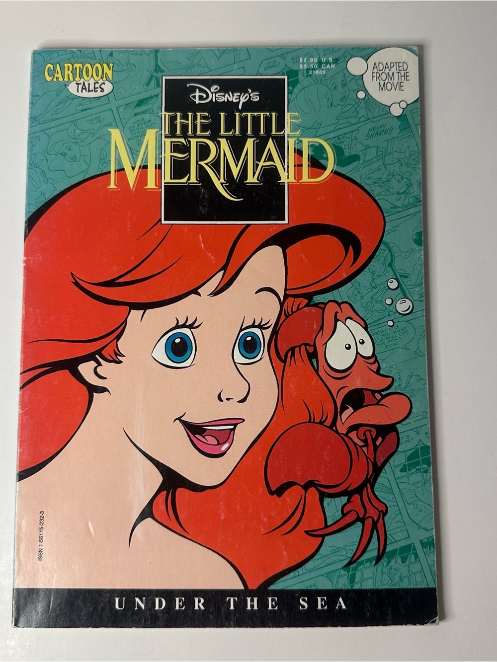 Disney The Little Mermaid Under The Sea Cartoon Tales 1991 Paperback Comic Book